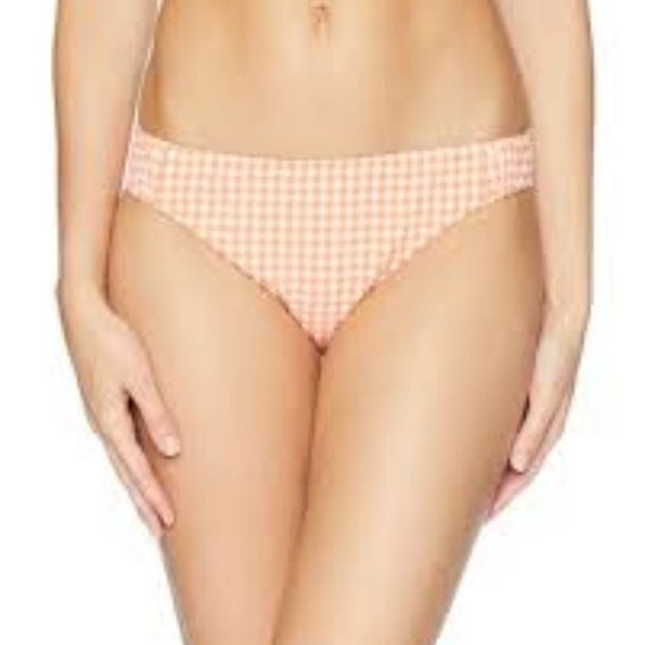 Nanette Lepore Capri Gingham Charmer Swim Bikini Bottom - Picture 3 of 6